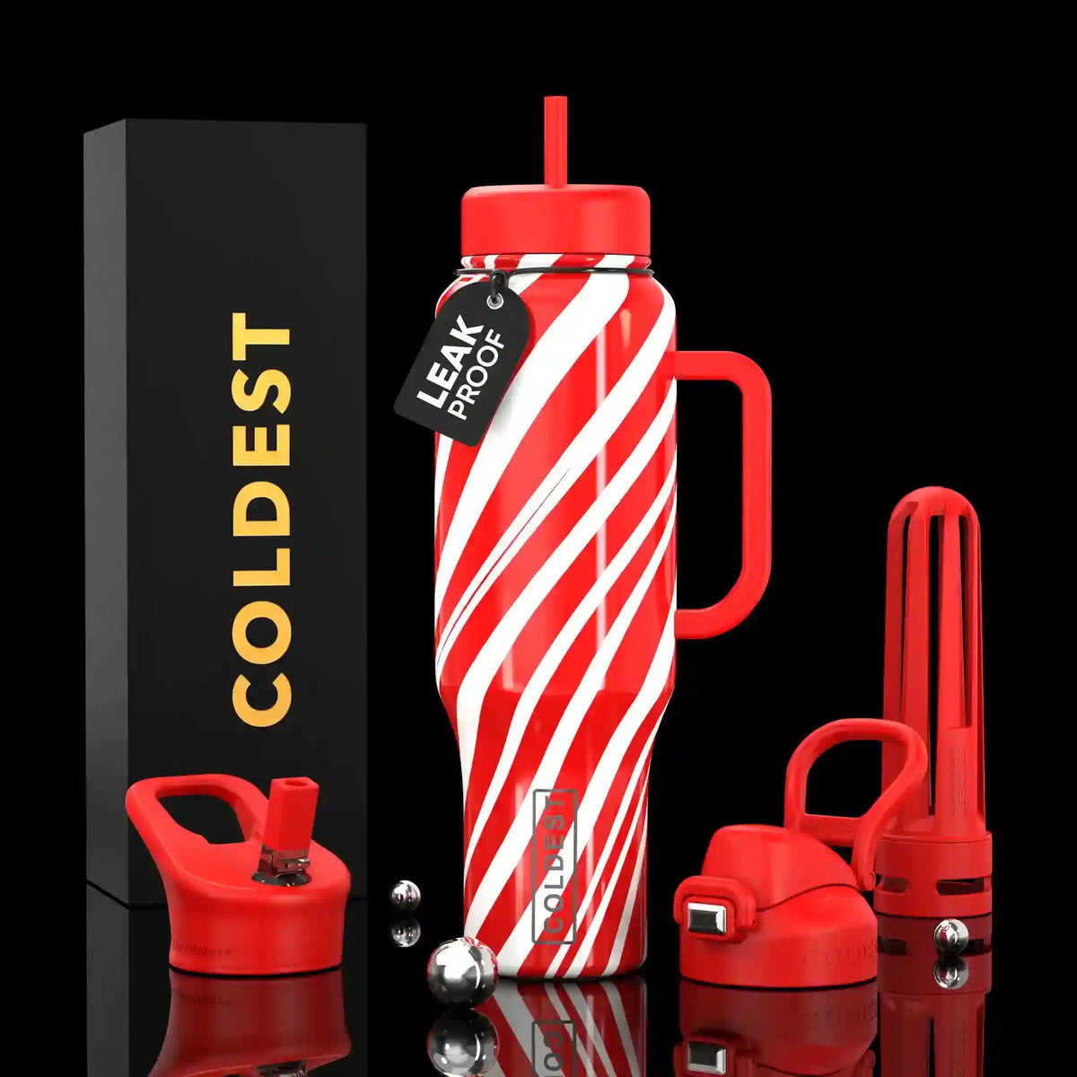 COLDEST 46oz Limitless Ultra V8 Water Bottle - Home HavenCOLDEST 46oz Limitless Ultra V8 Water Bottle