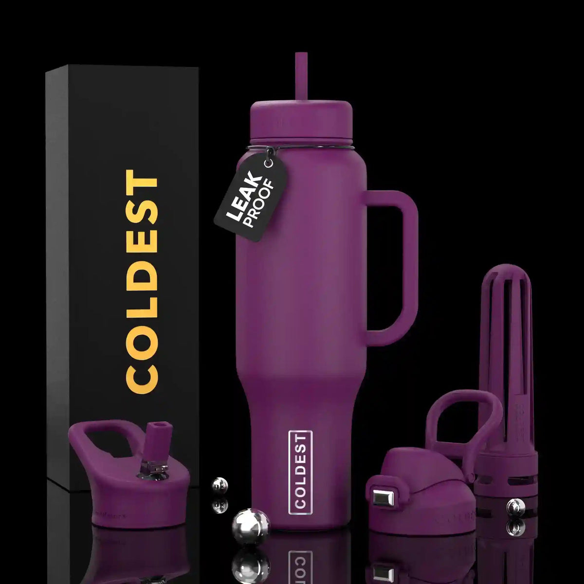 COLDEST 46oz Limitless Ultra V8 Water Bottle - Home HavenCOLDEST 46oz Limitless Ultra V8 Water Bottle