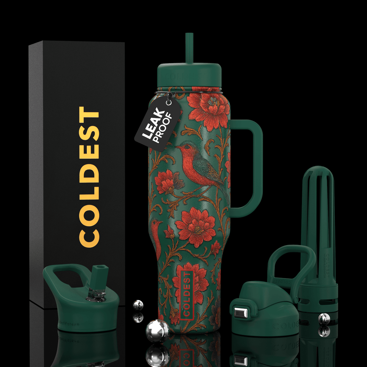 COLDEST 46oz Limitless Ultra V8 Water Bottle - Home HavenCOLDEST 46oz Limitless Ultra V8 Water Bottle