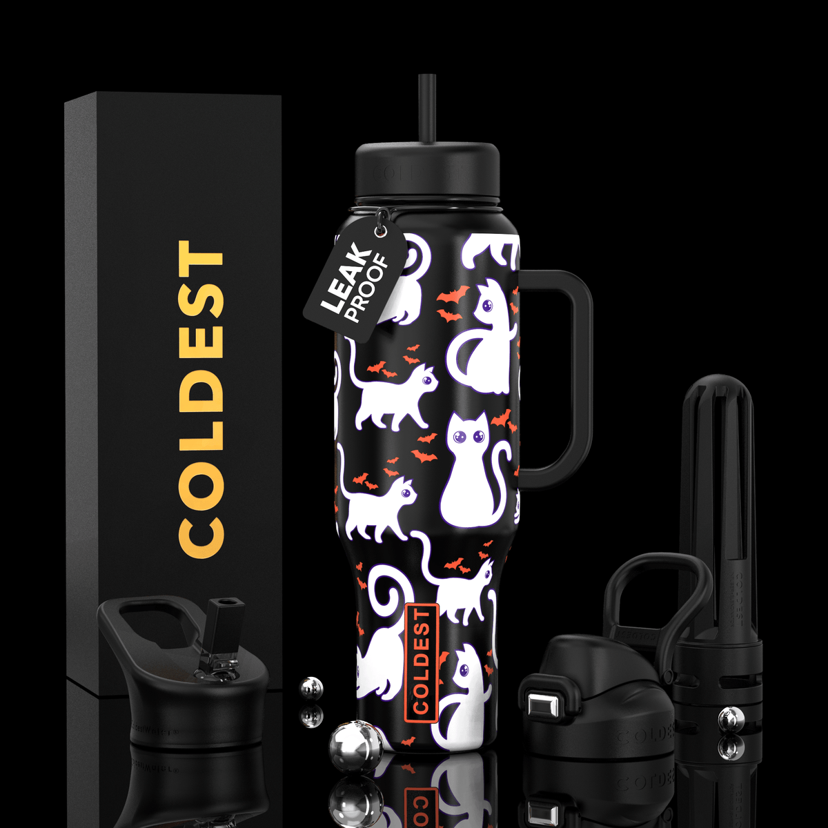 COLDEST 46oz Limitless Ultra V8 Water Bottle - Home HavenCOLDEST 46oz Limitless Ultra V8 Water Bottle
