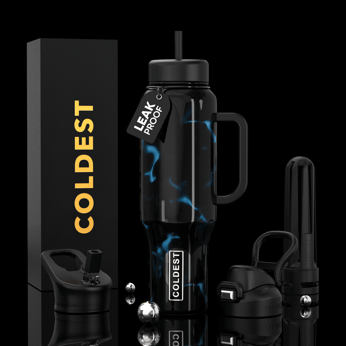 COLDEST 46oz Limitless Ultra V8 Water Bottle - Home HavenCOLDEST 46oz Limitless Ultra V8 Water Bottle