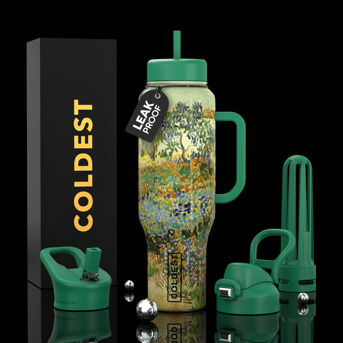 COLDEST 46oz Limitless Ultra V8 Water Bottle - Home HavenCOLDEST 46oz Limitless Ultra V8 Water Bottle