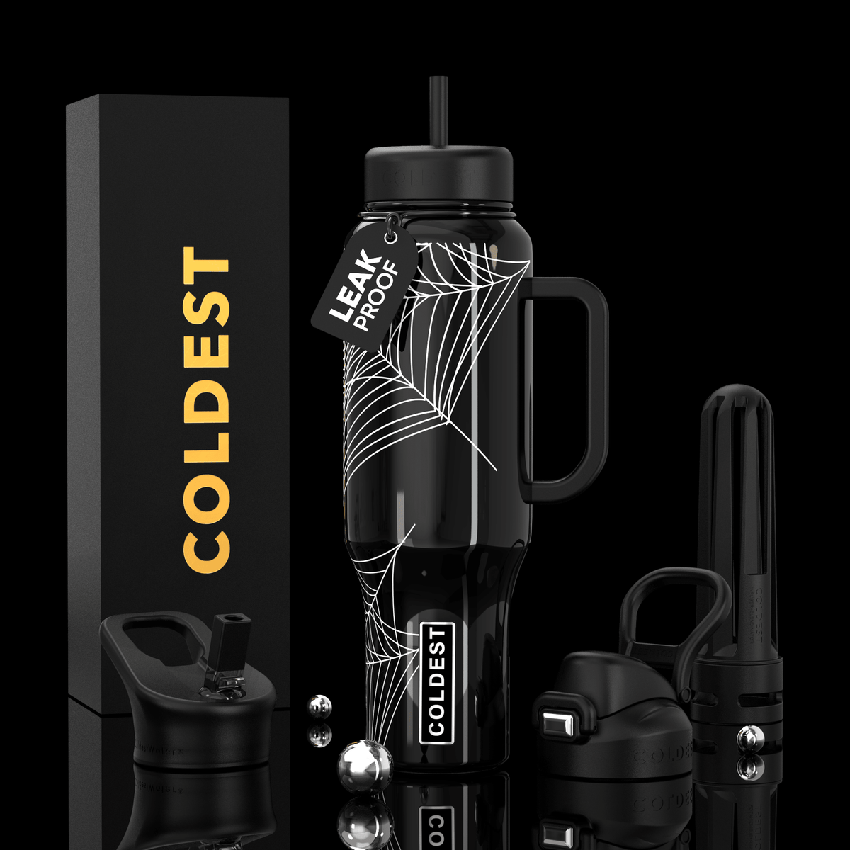 COLDEST 46oz Limitless Ultra V8 Water Bottle - Home HavenCOLDEST 46oz Limitless Ultra V8 Water Bottle