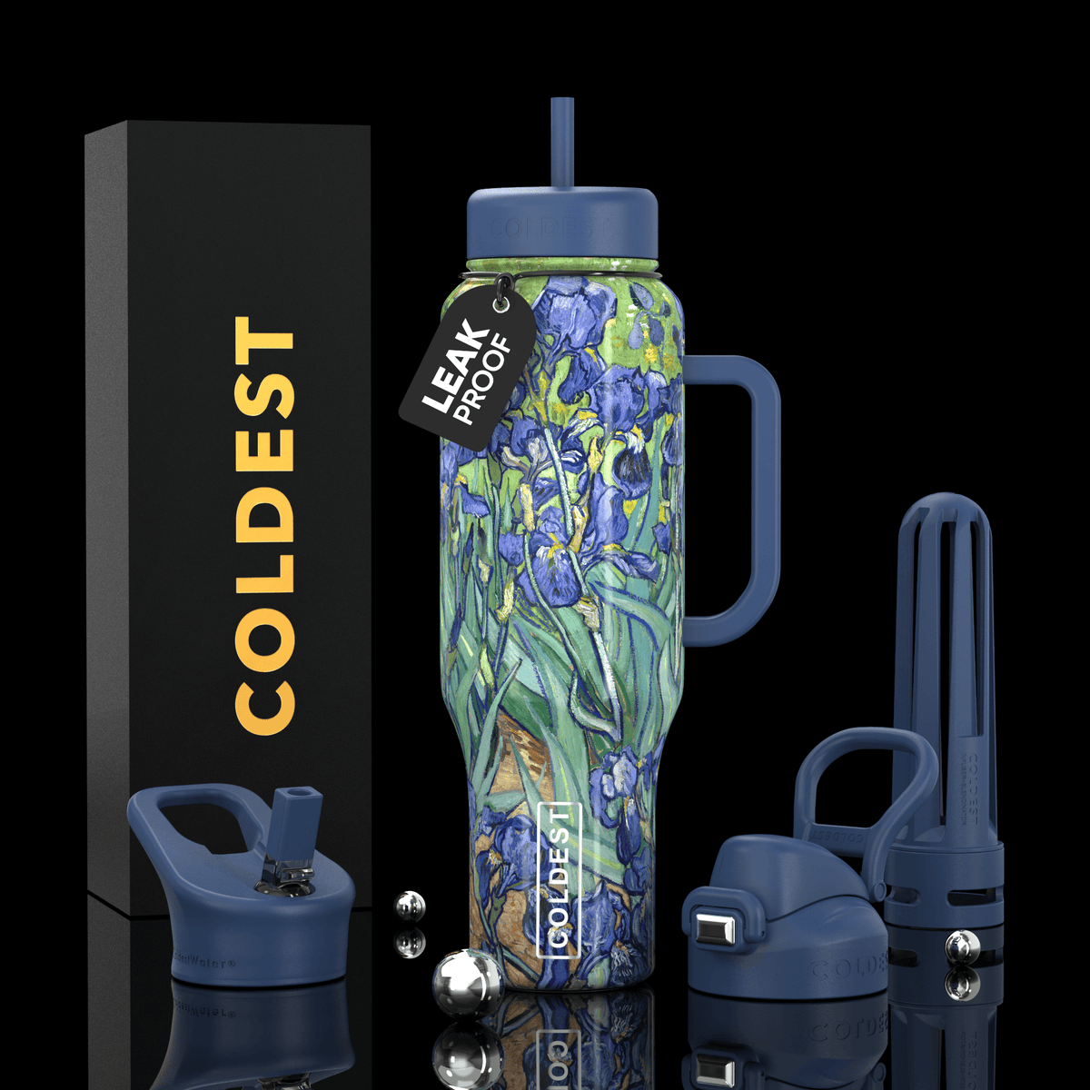 COLDEST 46oz Limitless Ultra V8 Water Bottle - Home HavenCOLDEST 46oz Limitless Ultra V8 Water Bottle