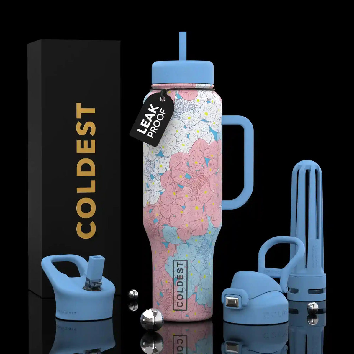COLDEST 46oz Limitless Ultra V8 Water Bottle - Home HavenCOLDEST 46oz Limitless Ultra V8 Water Bottle
