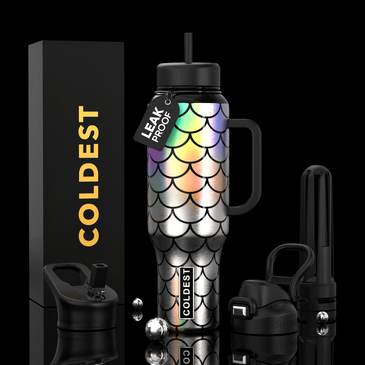COLDEST 46oz Limitless Ultra V8 Water Bottle - Home HavenCOLDEST 46oz Limitless Ultra V8 Water Bottle