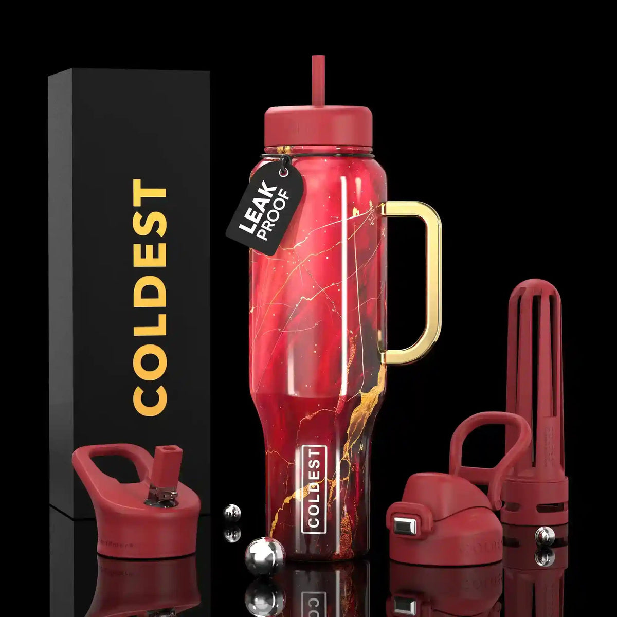 COLDEST 46oz Limitless Ultra V8 Water Bottle - Home HavenCOLDEST 46oz Limitless Ultra V8 Water Bottle