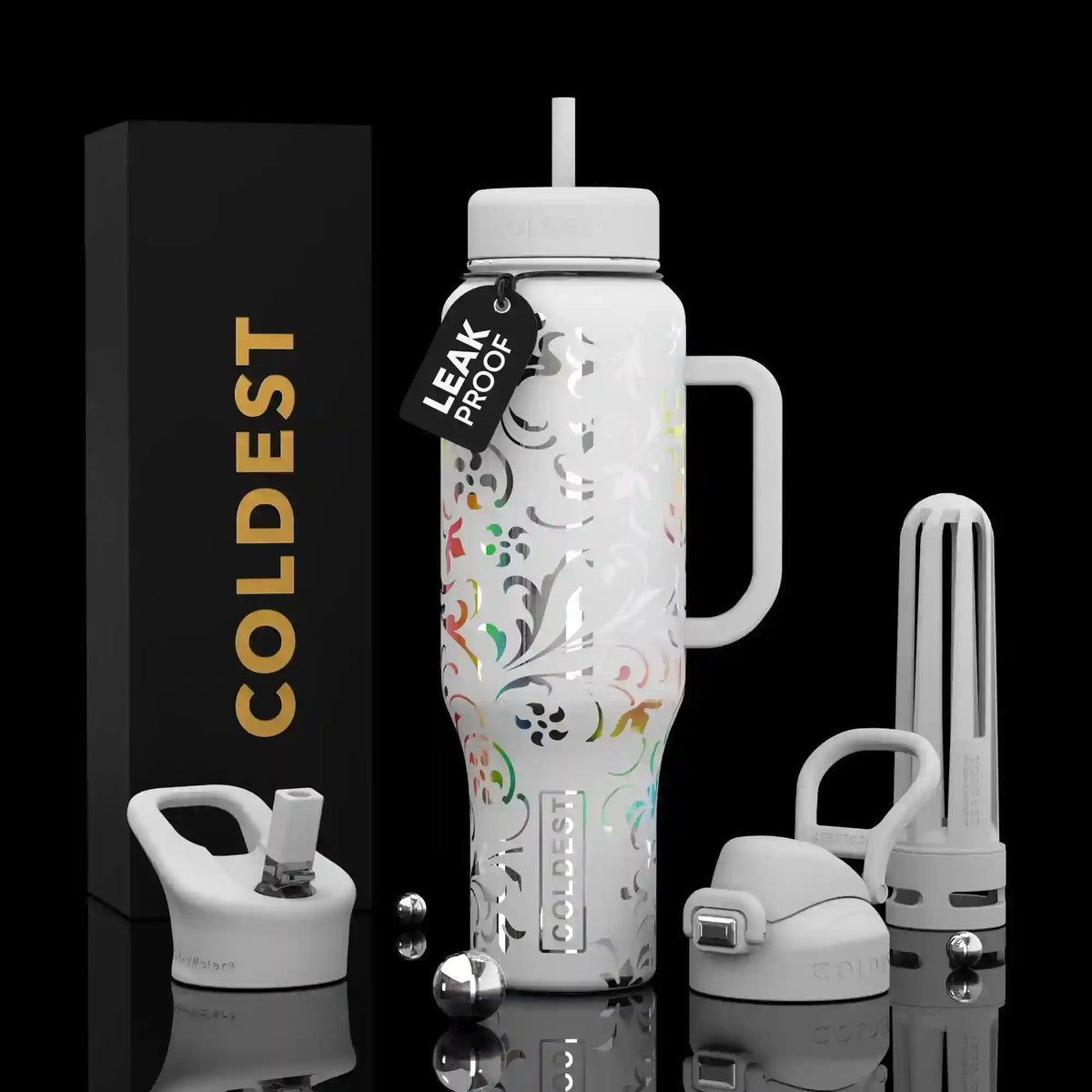 COLDEST 46oz Limitless Ultra V8 Water Bottle - Home HavenCOLDEST 46oz Limitless Ultra V8 Water Bottle
