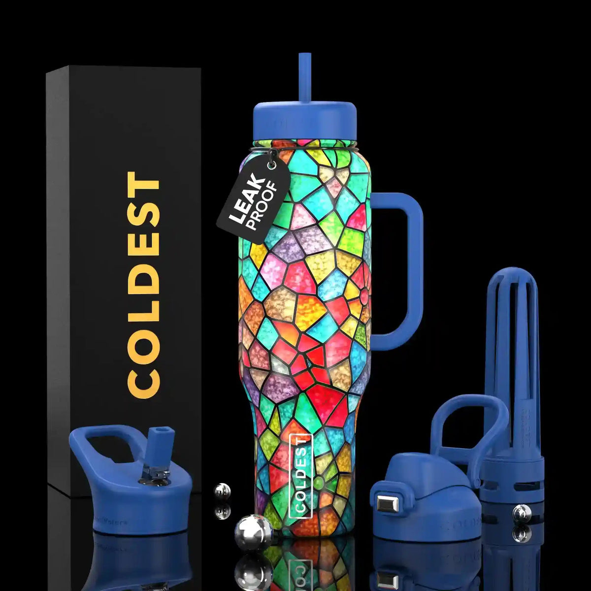 COLDEST 46oz Limitless Ultra V8 Water Bottle - Home HavenCOLDEST 46oz Limitless Ultra V8 Water Bottle