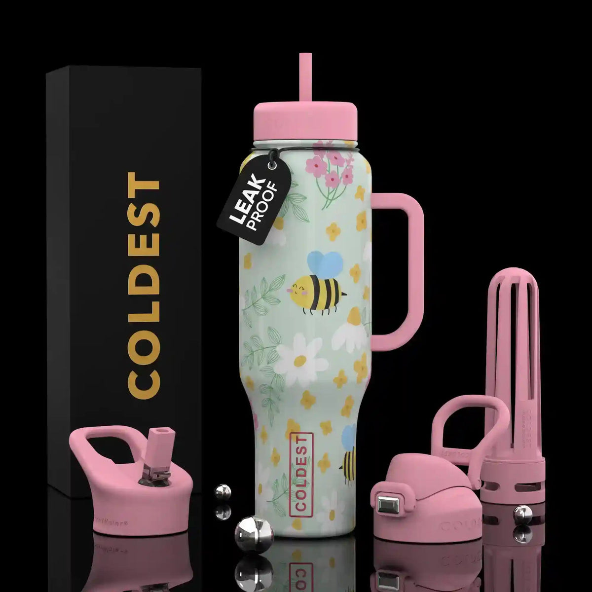 COLDEST 46oz Limitless Ultra V8 Water Bottle - Home HavenCOLDEST 46oz Limitless Ultra V8 Water Bottle