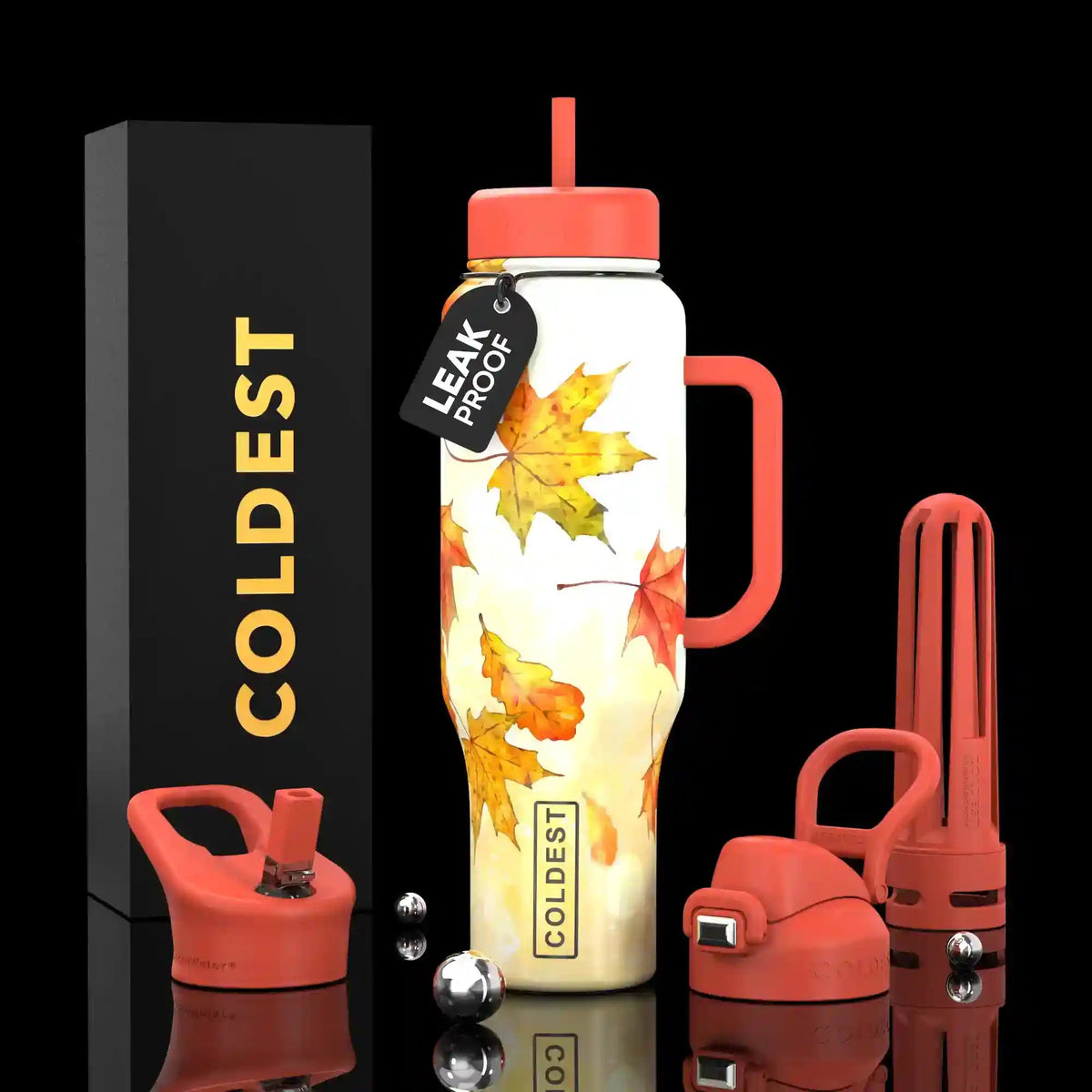 COLDEST 46oz Limitless Ultra V8 Water Bottle - Home HavenCOLDEST 46oz Limitless Ultra V8 Water Bottle