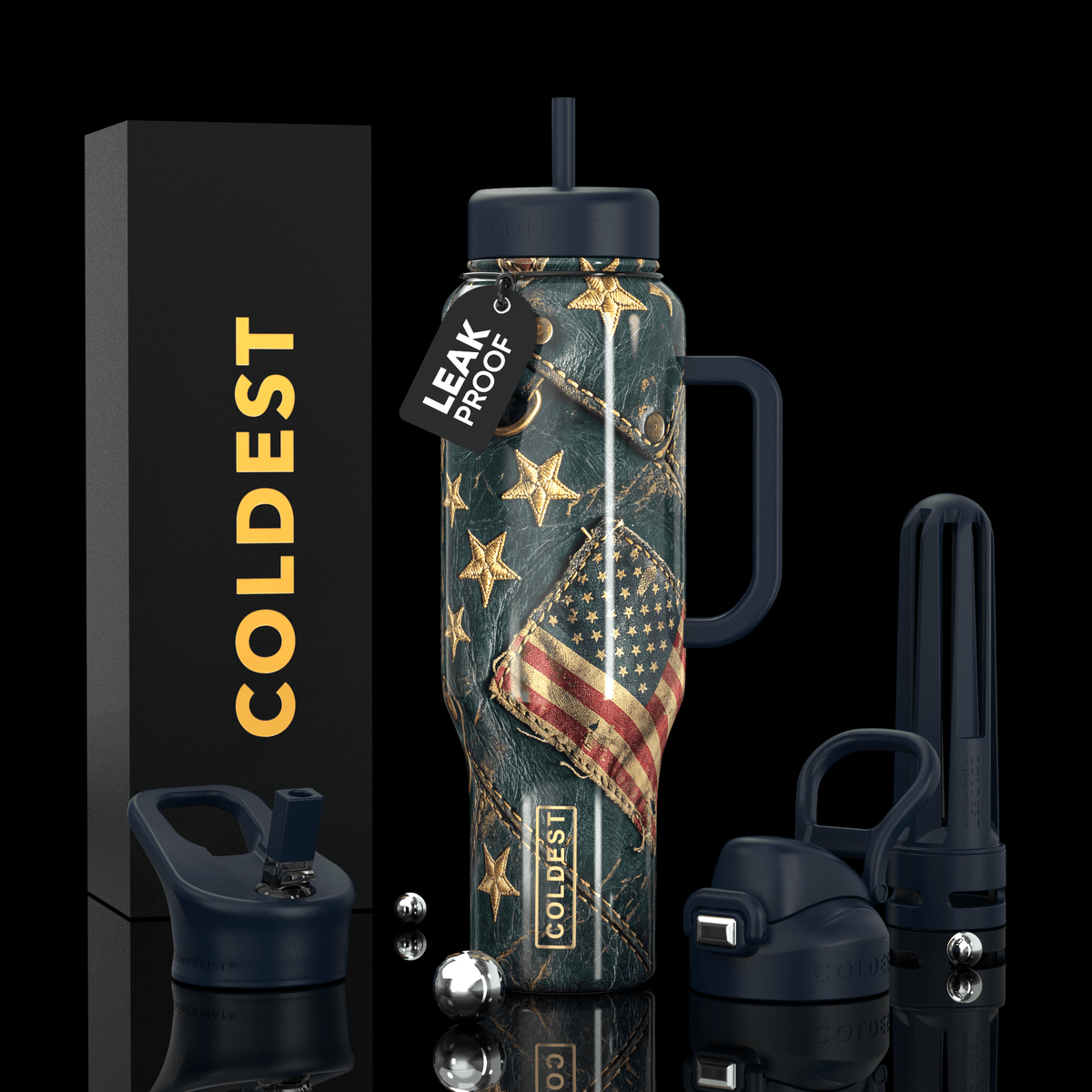 COLDEST 46oz Limitless Ultra V8 Water Bottle - Home HavenCOLDEST 46oz Limitless Ultra V8 Water Bottle