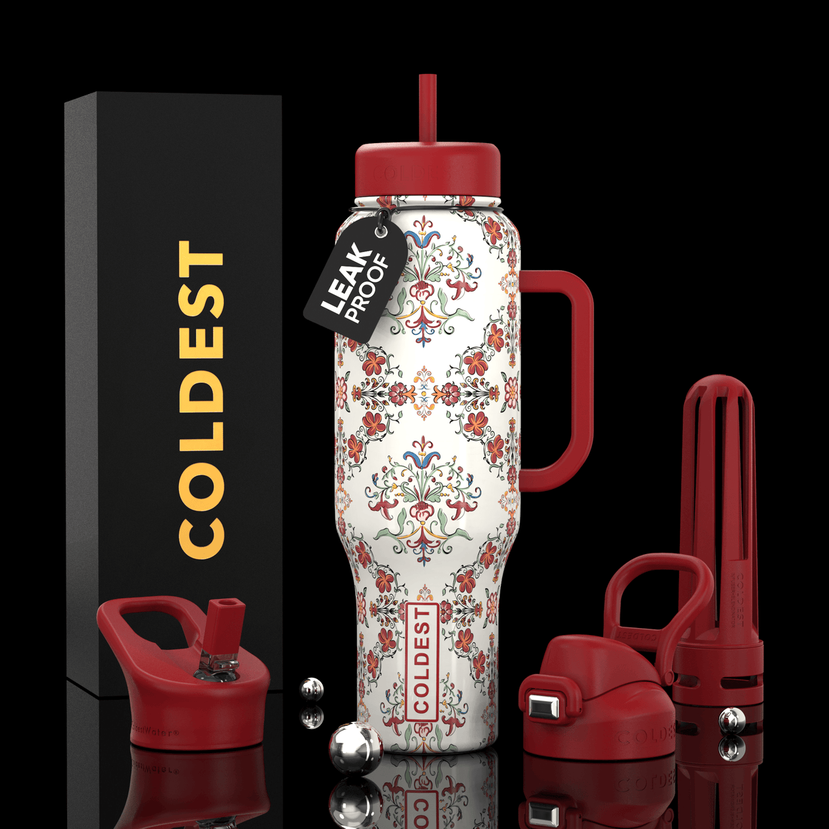 COLDEST 46oz Limitless Ultra V8 Water Bottle - Home HavenCOLDEST 46oz Limitless Ultra V8 Water Bottle