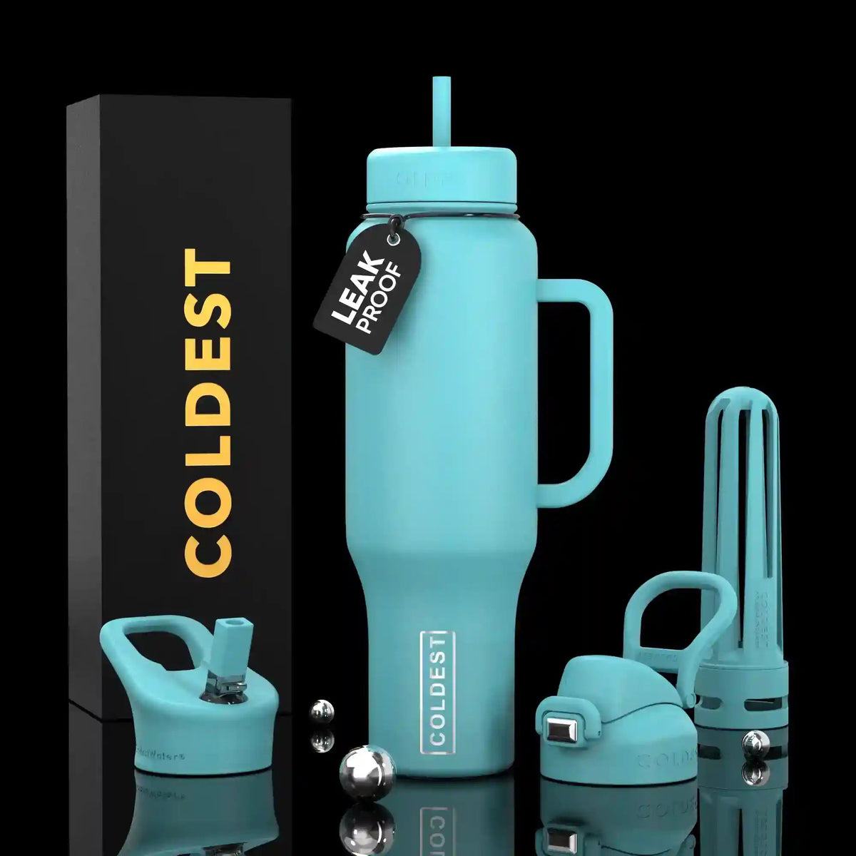 COLDEST 46oz Limitless Ultra V8 Water Bottle - Home HavenCOLDEST 46oz Limitless Ultra V8 Water Bottle