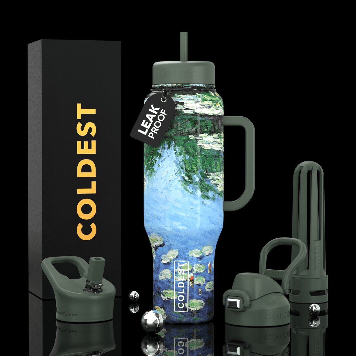 COLDEST 46oz Limitless Ultra V8 Water Bottle - Home HavenCOLDEST 46oz Limitless Ultra V8 Water Bottle