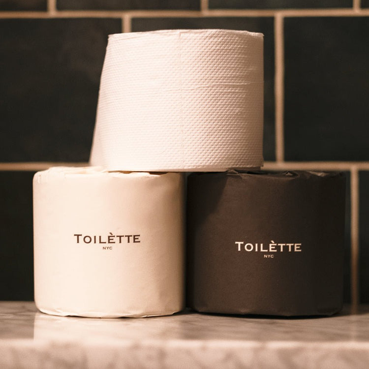 TOILÈTTE NYC toilet tissue paper roll detail